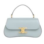 CELINE TEEN CELINE LOLA IN SHINY CALFSKIN WHITE COTTON
