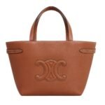 CELINE MINI CABAS ANAIS CUIR TRIOMPHE IN GRAINED CALFSKIN BLACK