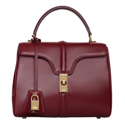 CELINE SMALL 16 BAG IN SATINATED CALFSKIN CLOUDY GREY