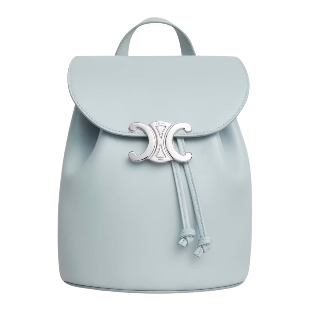 5 CELINE BACKPACK BONNIE IN SMOOTH CALFSKIN ICE BLUE