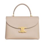 CELINE MEDIUM NINO BAG IN SUPPLE GRAINED CALFSKIN BRONZE