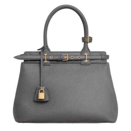 CELINE CONTI BAG IN SUPPLE GRAINED CALFSKIN BLACK
