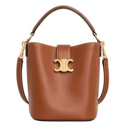 CELINE SMALL BUCKET LOUISE IN SMOOTH CALFSKIN TAN