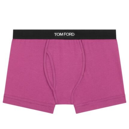 TOM FORD COTTON BOXER BRIEFS MAGENTA
