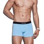 TOM FORD COTTON BOXER BRIEFS AQUA