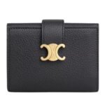 CELINE FINE WALLET VICTOIRE IN SUPPLE GRAINED CALFSKIN PALE BEIGE