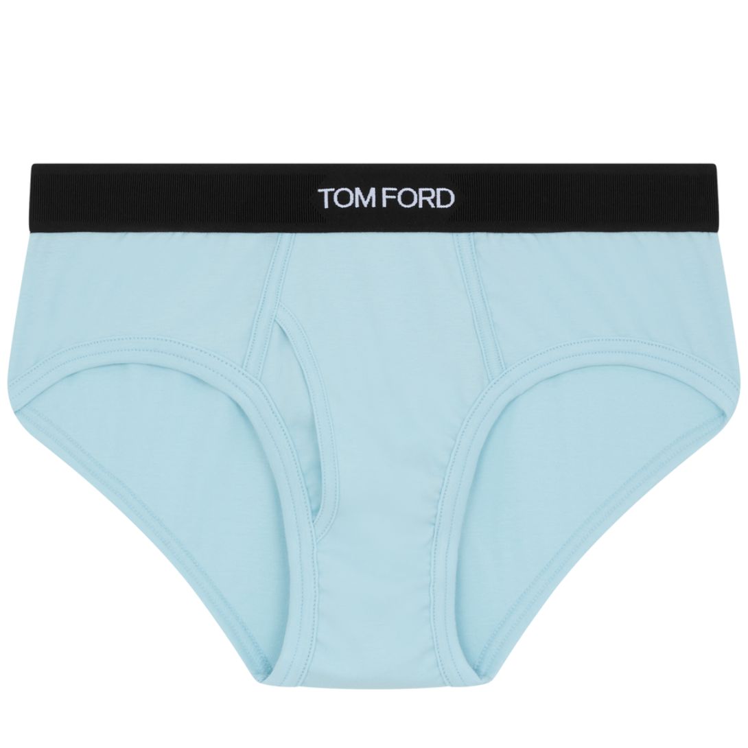 5 TOM FORD COTTON BRIEFS ARCTIC BLUE