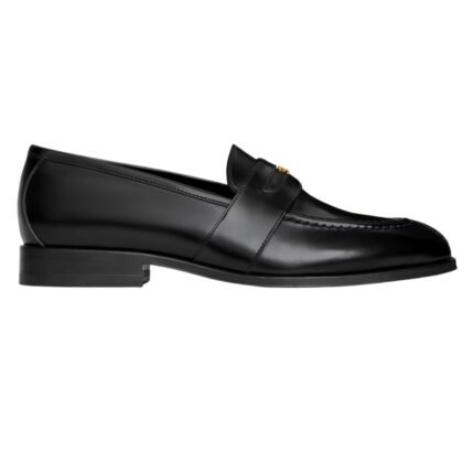 CELINE MALAQUAIS TRIOMPHE LOAFER IN POLISHED BULL MILK