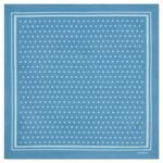 TOM FORD POLKA DOT SQUARE DESIGN POCKET SQUARE GREY