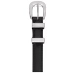 CELINE SMALL WESTERN BELT IN TAURILLON LEATHER BLACK