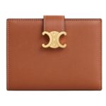CELINE MEDIUM WALLET VICTOIRE IN TRIOMPHE CANVAS BLACK