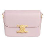 CELINE TEEN TRIOMPHE BAG IN SHINY CALFSKIN BRONZE