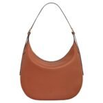 CELINE LARGE HELOÏSE CUIR TRIOMPHE BAG IN SUPPLE GRAINED CALFSKIN TAN