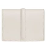 CELINE CARD HOLDER WITH FLAP 16 IN SATINATED CALFSKIN WHITE COTTON