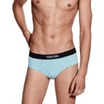 TOM FORD COTTON BRIEFS ARCTIC BLUE