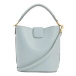 CELINE MINI BUCKET LOUISE IN SMOOTH CALFSKIN ICE BLUE