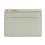 CELINE COMPACT WALLET WITH COIN TRIOMPHE IN SHINY CALFSKIN LIGHT CLAY