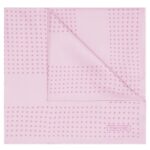 TOM FORD FRAMED POLKA DOT POCKET SQUARE ROSE BLOOM