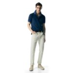 TOM FORD TOWELLING POLO MIDNIGHT BLUE