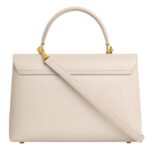 CELINE MEDIUM NINO BAG IN SMOOTH SATINATED CALFSKIN PALE BEIGE