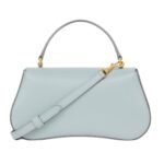 CELINE TEEN CELINE LOLA IN SHINY CALFSKIN ICE BLUE