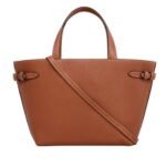 CELINE MINI CABAS ANAIS CUIR TRIOMPHE IN GRAINED CALFSKIN TAN