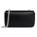 CELINE CHAIN SHOULDER BAG CLAUDE IN SHINY CALFSKIN BLACK