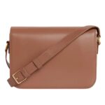 CELINE CLASSIQUE TRIOMPHE BAG IN SHINY CALFSKIN BRONZE