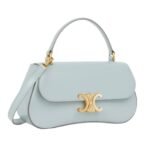 CELINE TEEN CELINE LOLA IN SHINY CALFSKIN ICE BLUE