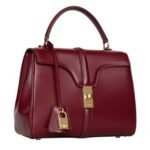 CELINE SMALL 16 BAG IN SATINATED CALFSKIN LIGHT BURGUNDY