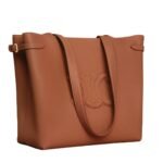 CELINE SMALL CABAS ANAÏS CUIR TRIOMPHE IN GRAINED CALFSKIN TAN