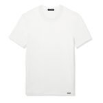 TOM FORD COTTON CREWNECK T SHIRT MILITARY GREEN