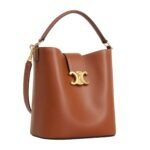CELINE MEDIUM BUCKET LOUISE IN SMOOTH CALFSKIN TAN