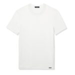 TOM FORD COTTON CREWNECK T SHIRT SLATE