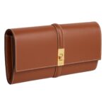 CELINE LARGE WALLET 16 IN SATINATED CALFSKIN TAN