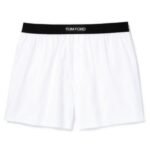 TOM FORD COTTON BOXERS DARK GREY