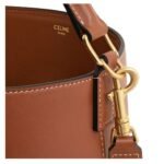 CELINE MEDIUM BUCKET LOUISE IN SMOOTH CALFSKIN TAN