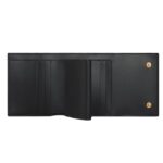 CELINE SMALL TRIFOLD WALLET IN GRAINED CALFSKIN BLACK