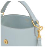 CELINE MINI BUCKET LOUISE IN SMOOTH CALFSKIN ICE BLUE