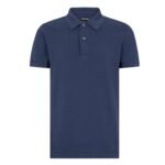 TOM FORD TENNIS PIQUET POLO DEEP BROWN