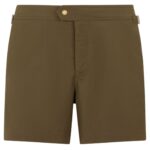 TOM FORD NYLON SWIM SHORT MILITARY GREEN