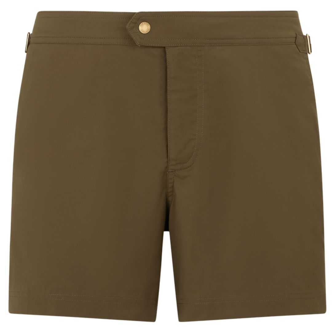 8 TOM FORD NYLON SWIM SHORT MILITARY GREEN
