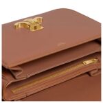 CELINE CLASSIQUE TRIOMPHE BAG IN SHINY CALFSKIN BRONZE