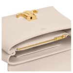 CELINE TEEN NINO BAG IN SMOOTH SATINATED CALFSKIN PALE BEIGE