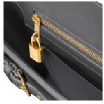 CELINE CONTI BAG IN SUPPLE GRAINED CALFSKIN ANTHRACITE