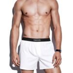 TOM FORD COTTON BOXERS WHITE