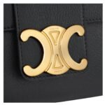 CELINE MEDIUM VICTOIRE BAG IN SUPPLE GRAINED CALFSKIN BLACK