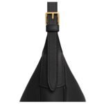 CELINE SMALL HELOÏSE CUIR TRIOMPHE BAG IN SUPPLE GRAINED CALFSKIN BLACK