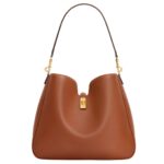 CELINE MEDIUM CAMILLE 16 SOFT BAG IN SMOOTH CALFSKIN LIGHT SAND