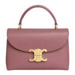 CELINE TEEN NINO BAG IN SMOOTH SATINATED CALFSKIN PALE BEIGE